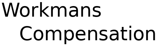 Logo for Workmans Compensation